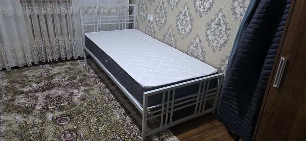 Металлические Односпальные кровать.   Модель.  "  АНГЕЛ "