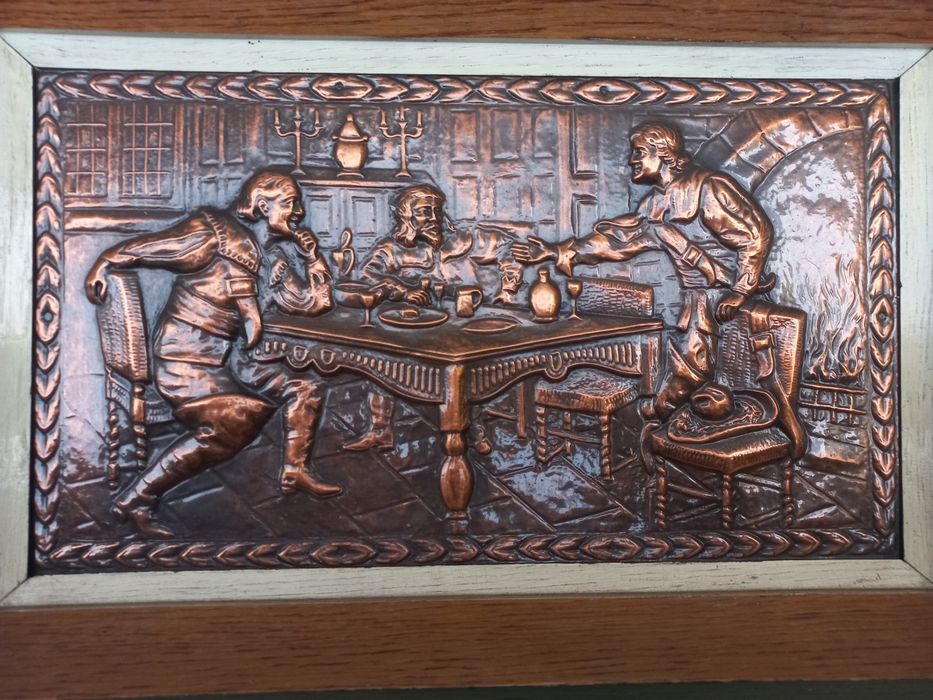 Tablou basorelief din cupru