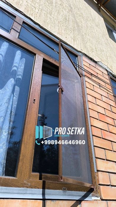 Москитные сетки на окна и двери | Замер и установка