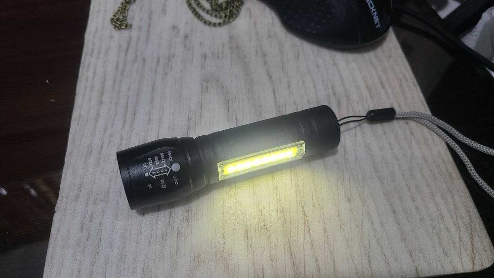 Фонарик светодиодный с зарядкой от USB