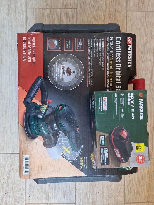 Акумулаторен ексцентършлайф Parkside