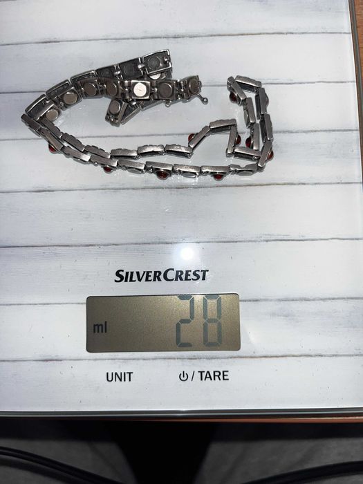 Сребърен комплект с кехлибар – 3 броя