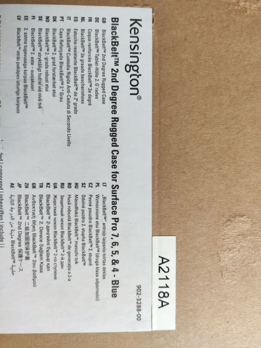 Чехол для Surface Kensington с защитой от падения Pro 5,6,7,7+ 8 pro X