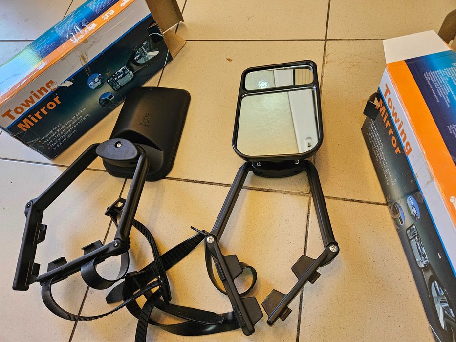 Suplimentare rulota ajutatoare oglinzi duble