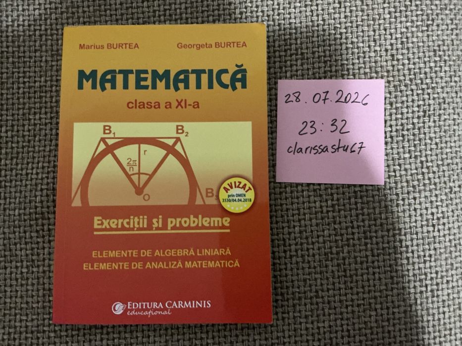 Matematica Clasa a XI-a liceu