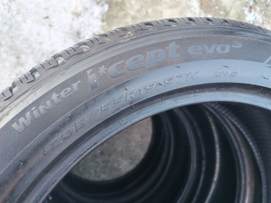 205 55 19, 4buc iarnă Hankook ,2024,6mm