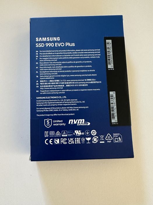 SSD Nvme Samsung 990 EVO Plus 1TB