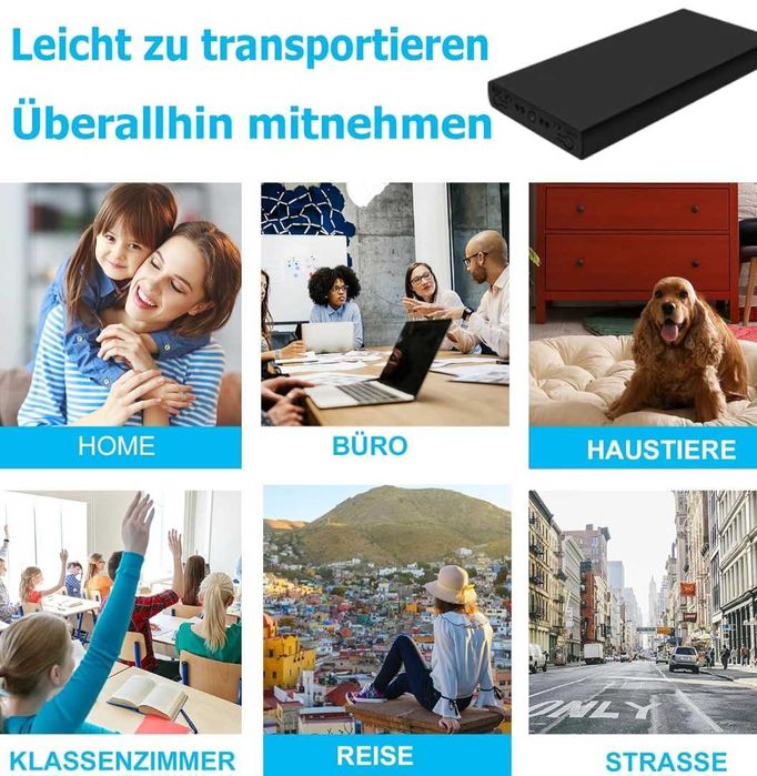 Скрита Камера във външна батерия Power Bank 10000mAh HD 1080P НОВА