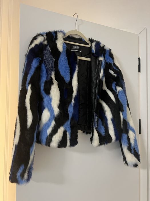 Палто от еко косъм Alessa