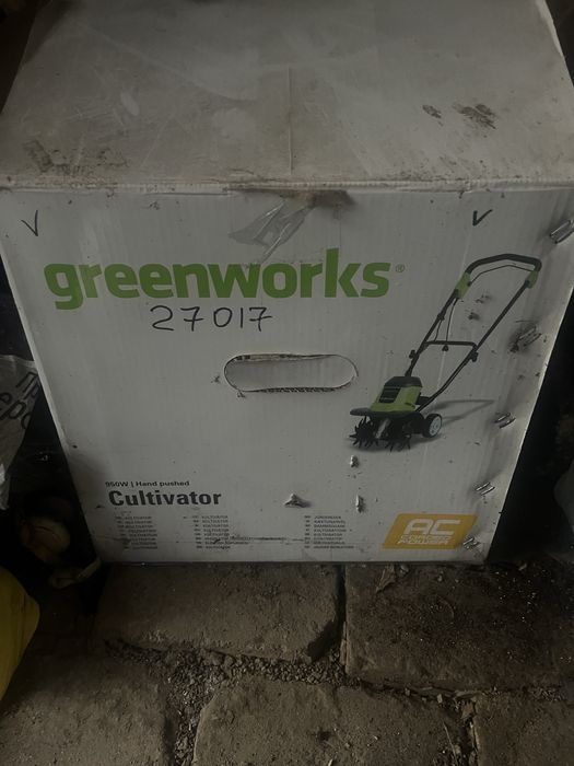 Культиватор электрический Greenworks