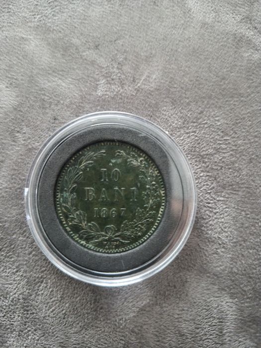 10 BANI 1867 stare perfecta