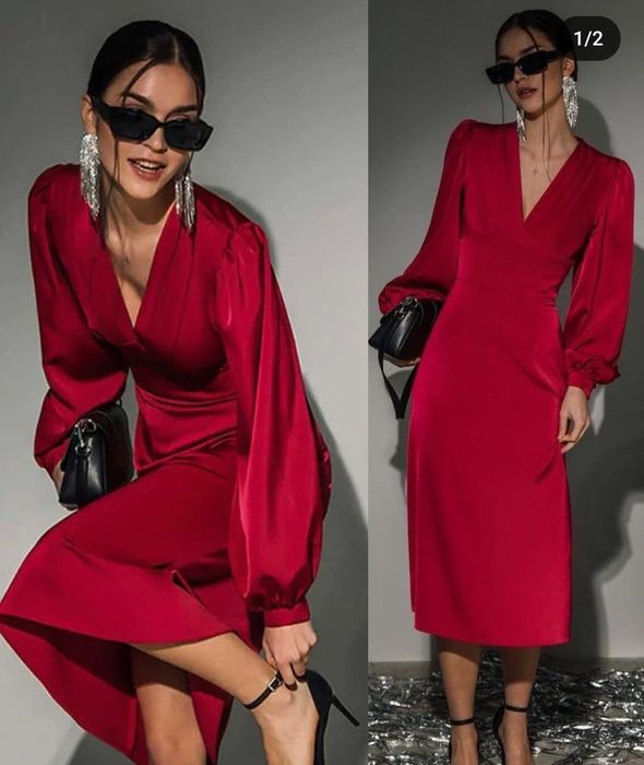 Продаю красная платье