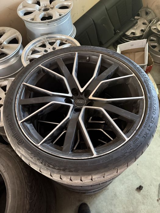 Джанти с гуми Audi RS6 C7 C7,5 G4 21 цола ( чисто нови гуми ) ( rs6 rs7 )( S6 C7 )(2013 2014 2015 2016 2017 2018 2019 )( Ауди Рс 6 Ц7 4Г )