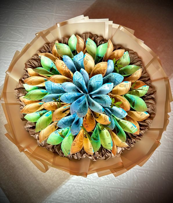 Букеты из денег (букеты из купюр)