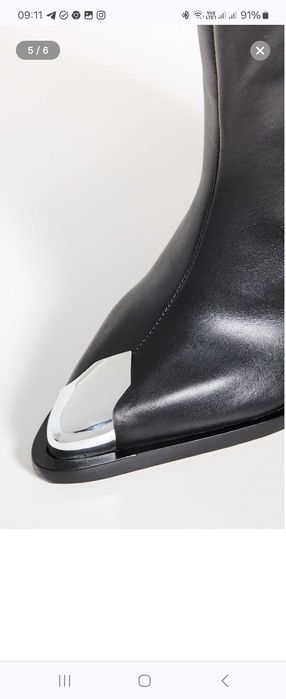 Сапоги Schutz кожаные оригинал