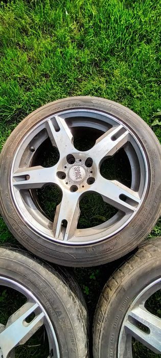 Продавам 3бр алуминиеви джанти AEZ 17” 5x112 8J