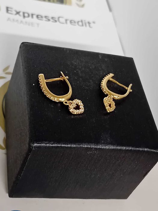 Cercei aur 14k[Tomesti-b:32983.5]-Garantie 2 ani!