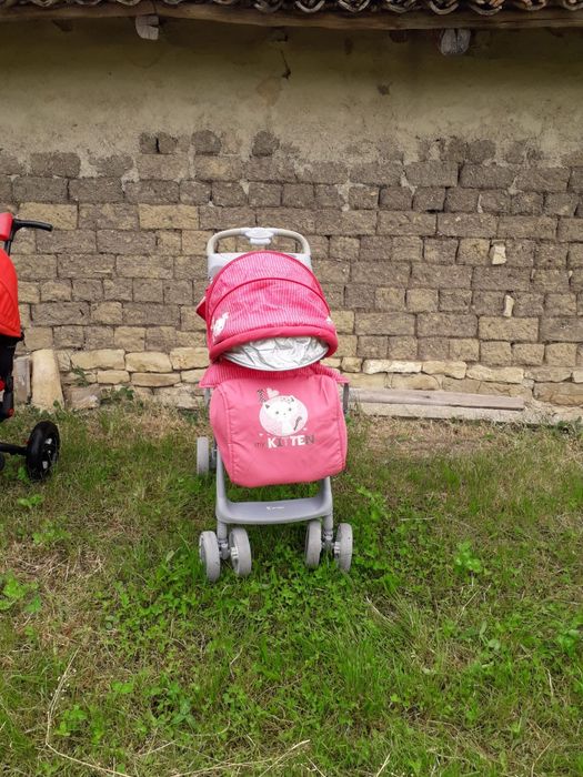 Детска количка - розова
