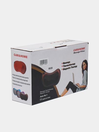 Массажная подушка Car & Home, для шеи, тела, спины, поясницы и ног с и