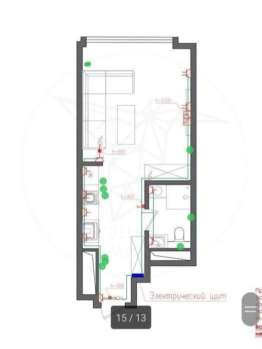 Новостройка квартира 1 комнат Nest one Tashkent city