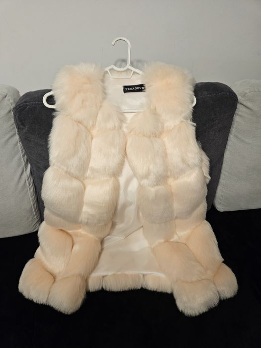 Vesta imitație blană