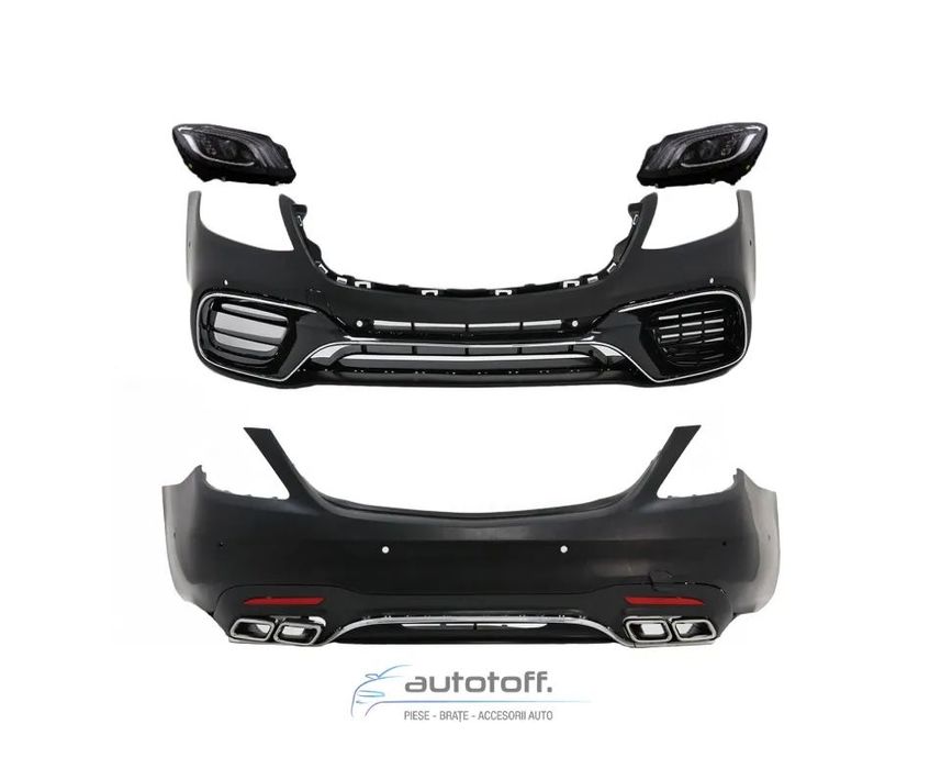 Pachet compatibil Mercedes S-Class W222 Facelift (2013-2017) S63 Design