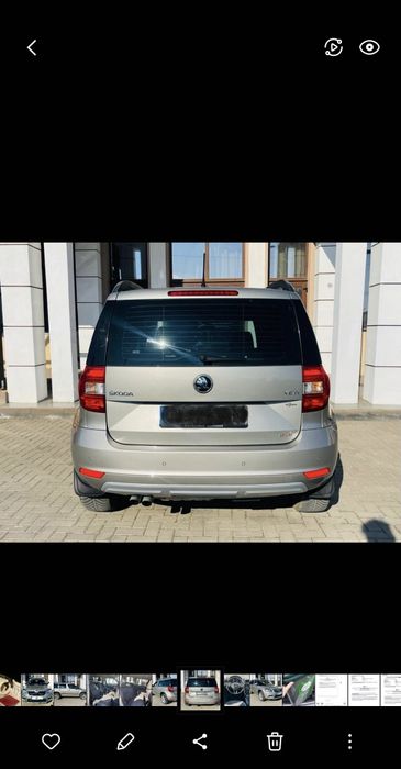 Skoda yeti 2015 .