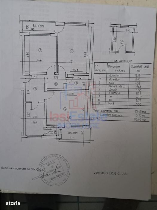 Apartament 3 camere Copou