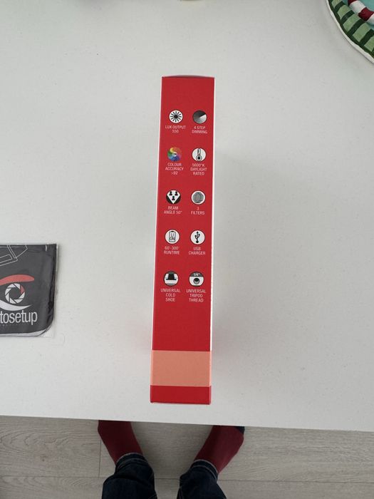 Manfrotto Lumimuse 8 LED - Nou, Sigilat—Lumina foto/video profesionala