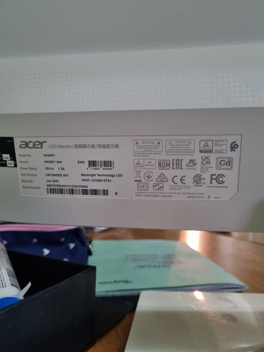 Монитор acer ha240y