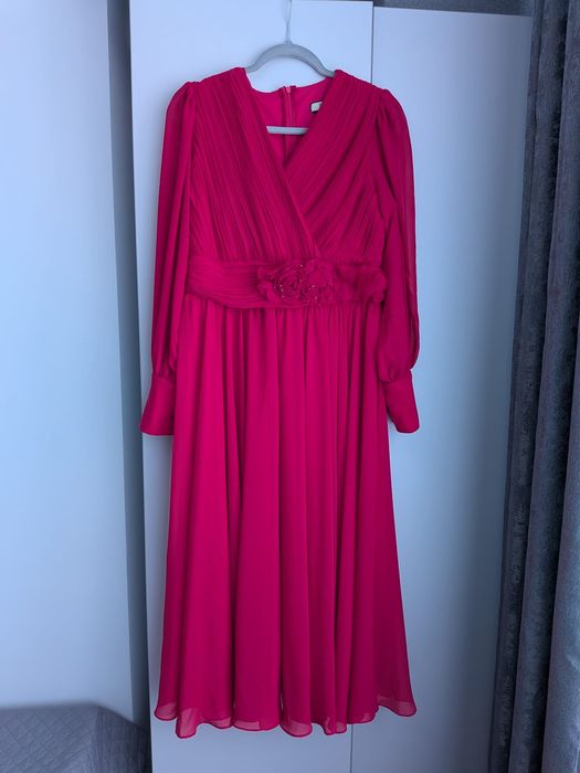 Rochie eveniment roz siclam