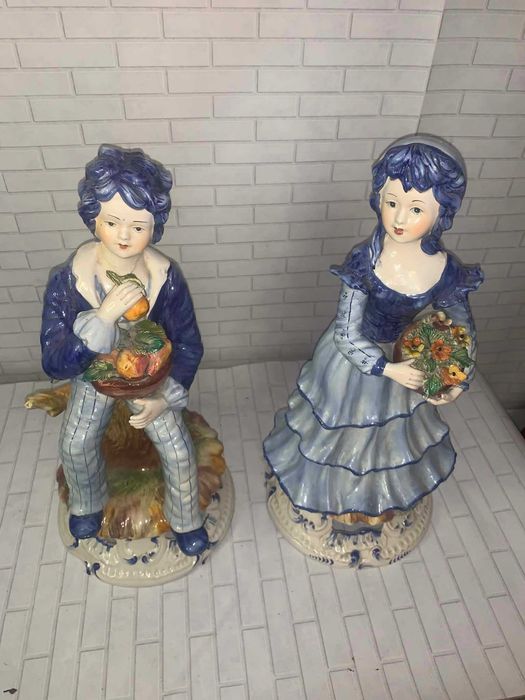 Set Bibelou statuie din portelan