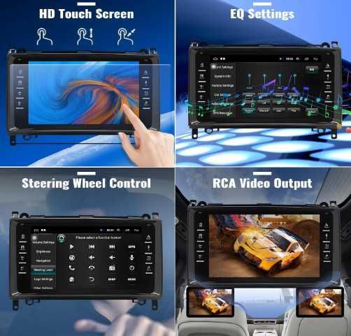 CAMECHO автомобилна мултимедия за Mercedes Benz, 2Din