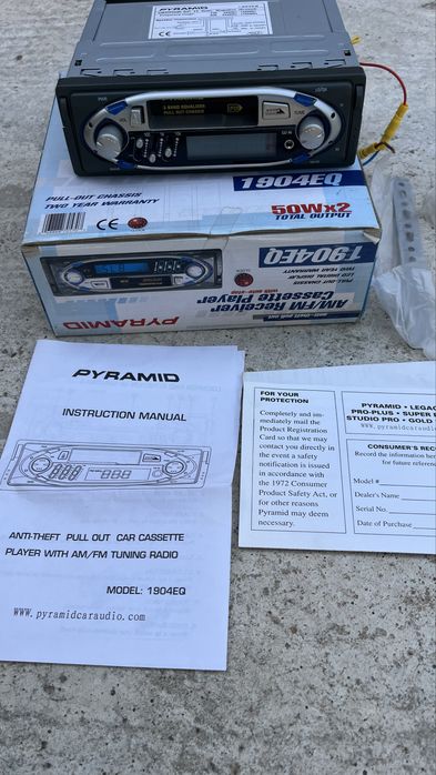 Casetofon auto retro Pyramid 1904EQ