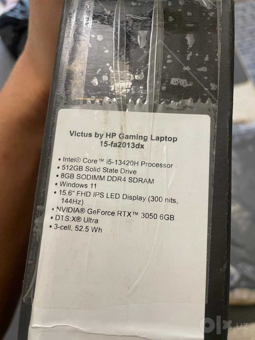 HP Victus Gaming Core i5-13420,8GB DDR4, 512GB SSD,GeForce RTX3050 6GB