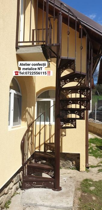 Scări Spirală interioare  / exterioare