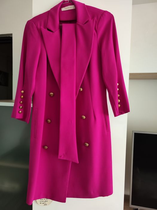 Rochie tip sacou , fucsia