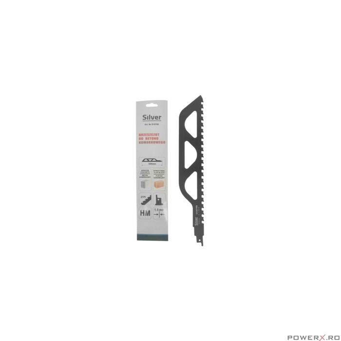 Panza fierastrau sabie pentru taiat BCA si caramida 305mm Silver