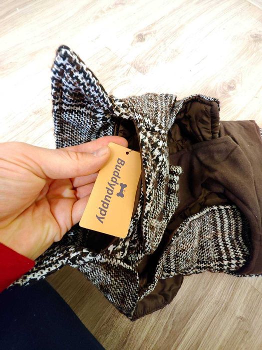 Buddypuppy Dog Coat, Dog Clothing with Adjustable Back Strap