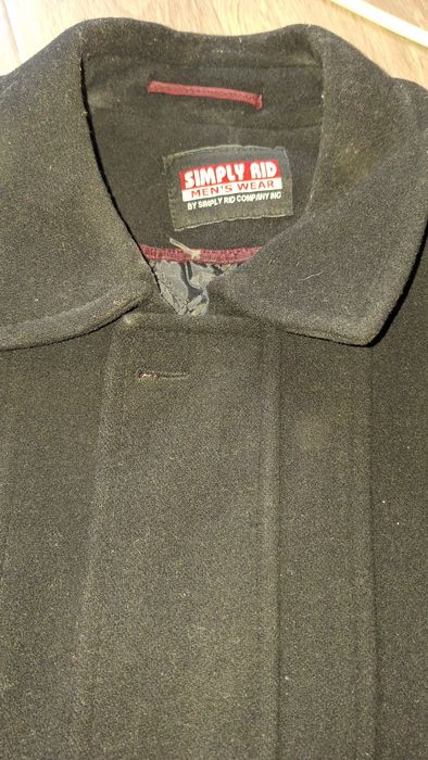 Palton negru barbati