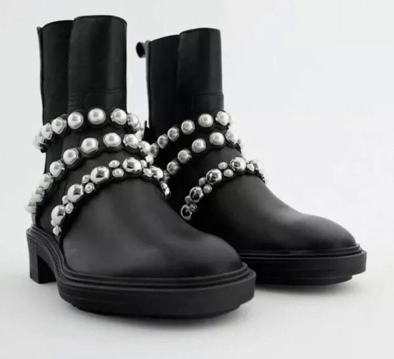 Боти естествена кожа