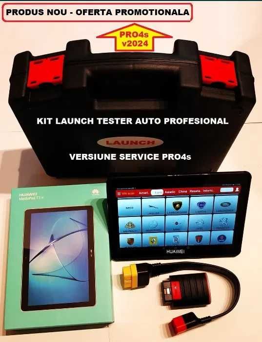 Tester auto multimarca Easydiag PRO4s 2026 + Tableta Android 10''+Cuti