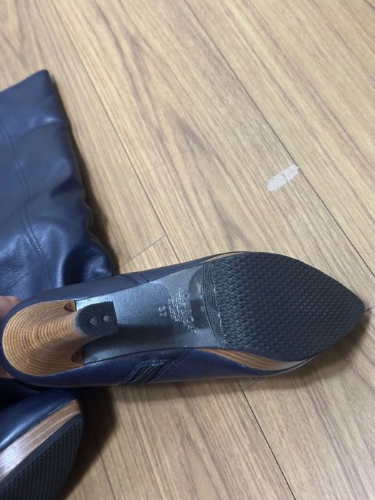 Кожанные  сапоги