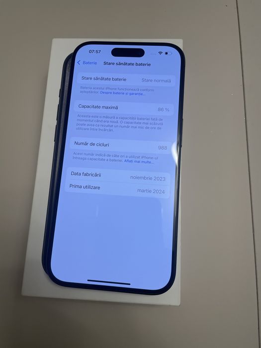 Apple Iphone 15 Pro*128GB*Factura*GARANTIE