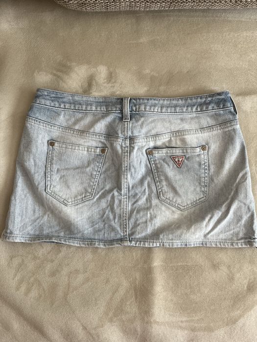 Къса оригинална дънкова пола на Guess/Гес-26номер