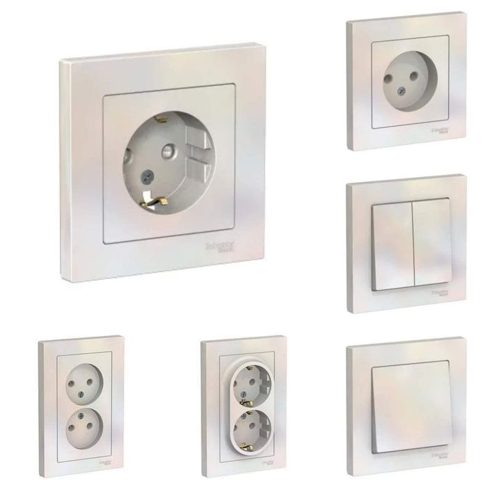 Розетки и выключатели schneider