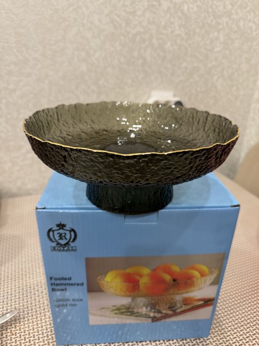 Фруктовница стеклянная