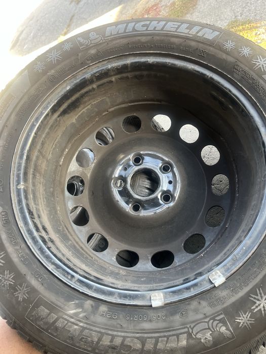 2 бр. джанти 16” 5х112 с гуми 205/60/16 VW Skoda Seat