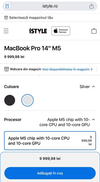 MacBook Pro M5 1TB 2025 - Sigilat - Garantie - Factura- Ultimul model!