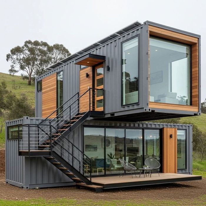 Konteynerdan dukon, dacha, kafe